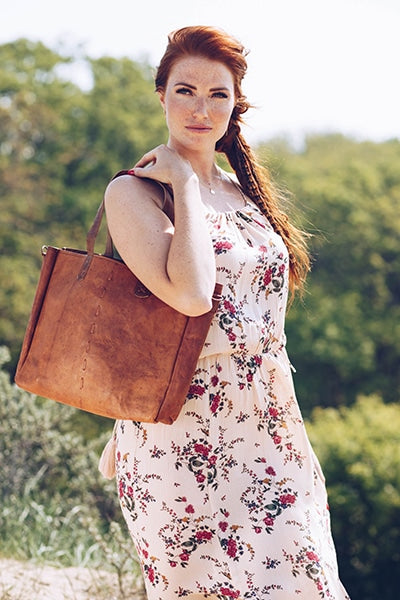 Ganesha Leren Shopper